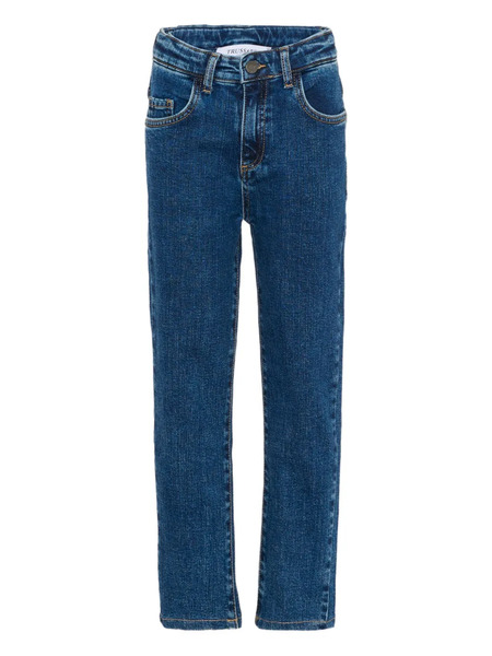  Trussardi Junior Heart-appliqué Jeans - Blue 
