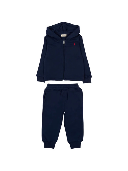  Trussardi Junior Hooded Zip Tracksuit - Blue 