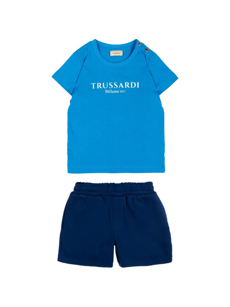 Trussardi Junior Logo-detail Tracksuit - Blue 