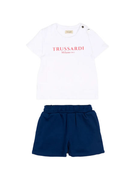  Trussardi Junior Logo-detail Tracksuit - White 