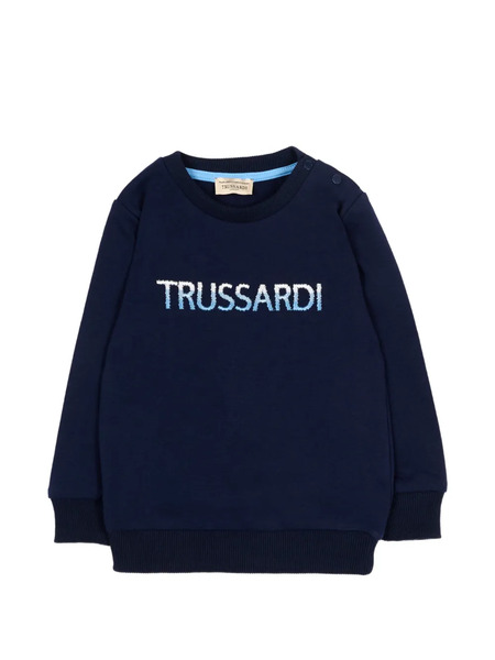  Trussardi Junior Logo Sweater - Blue 