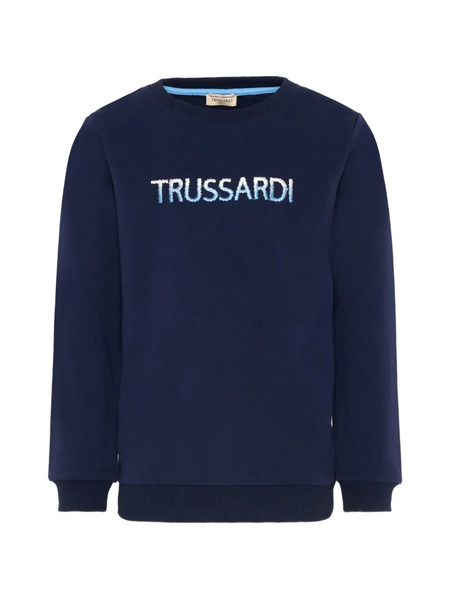  Trussardi Junior Logo Sweatshirt - Blue 