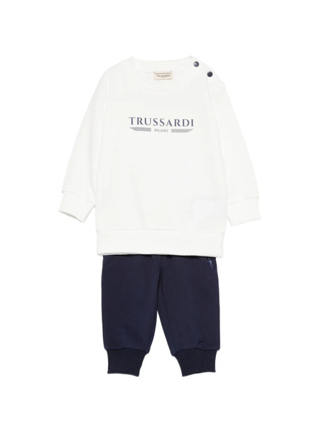  Trussardi Junior Logo Trousers Set (set Of Two) - White 