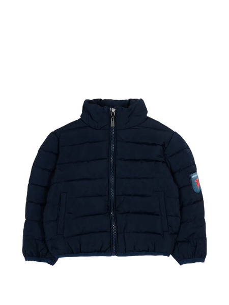  Trussardi Junior Quilted Bomber Jacket - Blue 