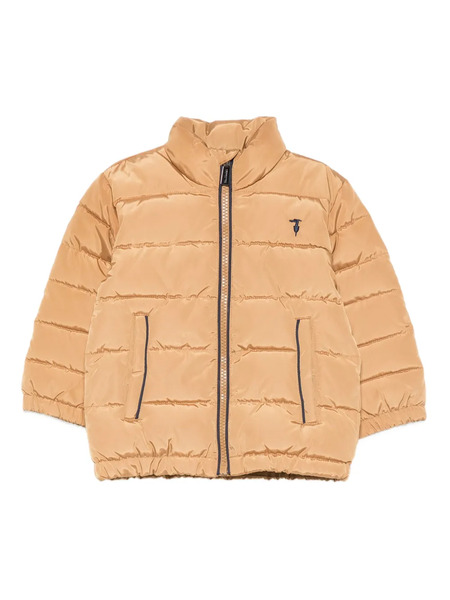  Trussardi Junior Quilted Padded Jacket - Brown 