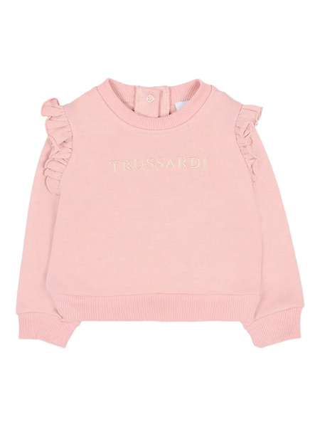 Trussardi Junior Ruffled Sweatshirt - Pink 