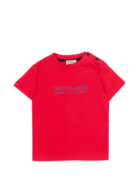  Trussardi Junior Short-sleeve Logo T-shirt - Red 
