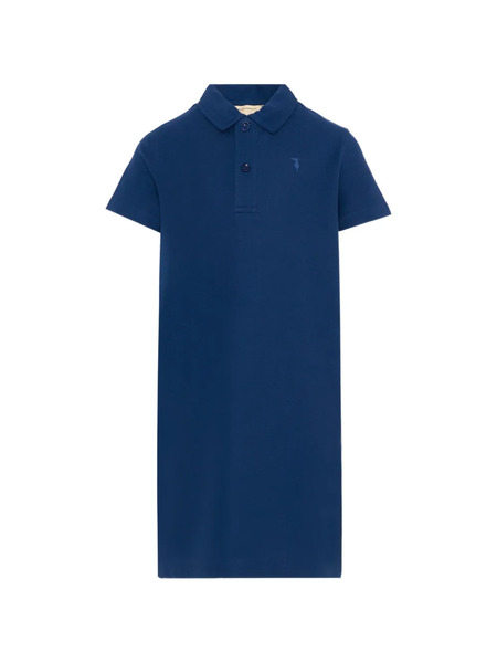  Trussardi Junior Short-sleeve Polo Dress - Blue 