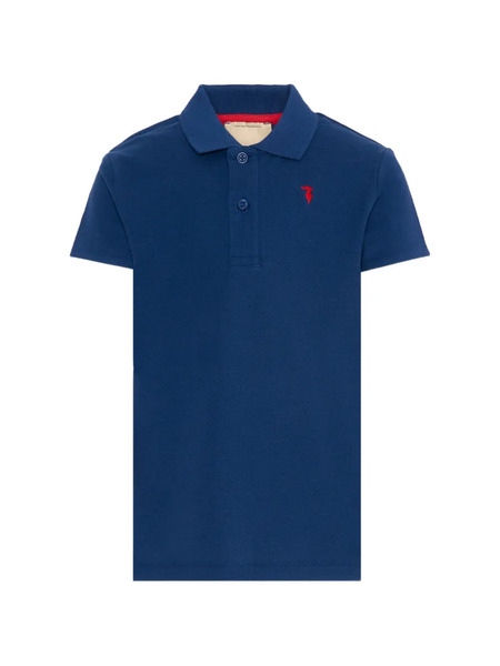  Trussardi Junior Short-sleeve Polo Shirt - Blue 