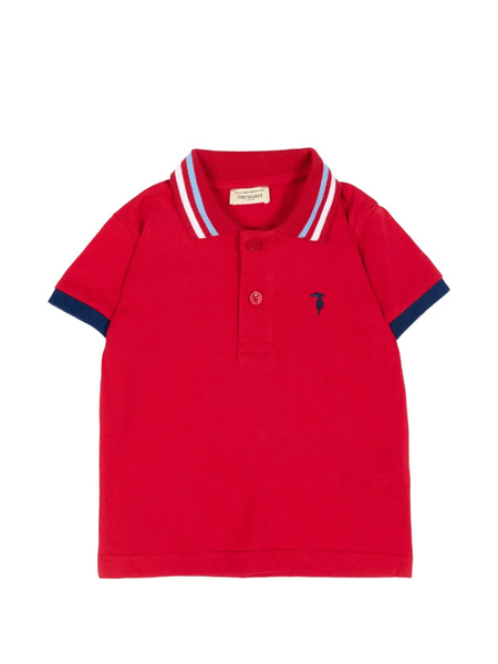 Trussardi Junior Short-sleeve Polo Shirt - Red 