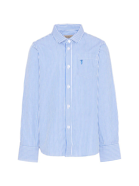  Trussardi Junior Striped Long-sleeve Shirt - Blue 