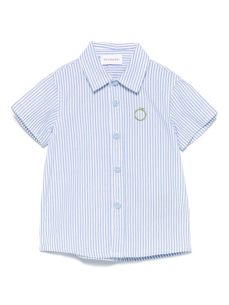  Trussardi Junior Striped Shirt - Blue 
