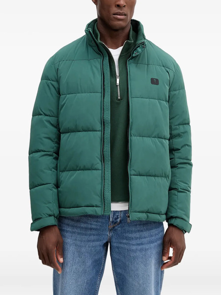  Trussardi Logo-patch Puffer Jacket - Green 