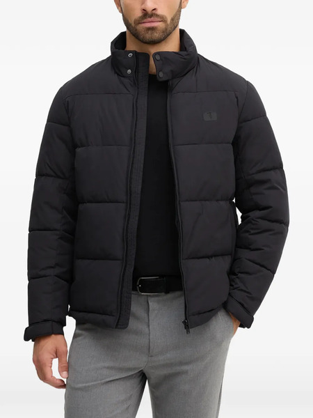  Trussardi Zip Padded Jacket - Black 