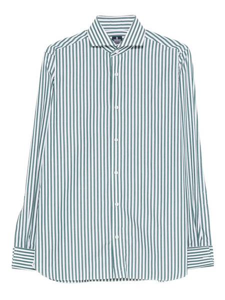  Truzzi Striped-pattern Shirt - Green 