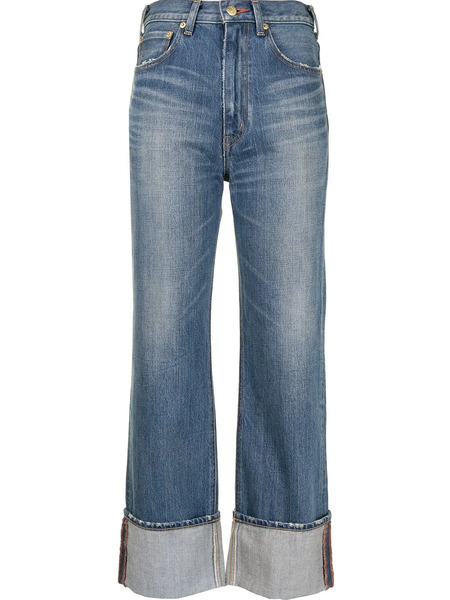  Tu Es Mon Tresor The Carnelian Flared Jeans - Blue 