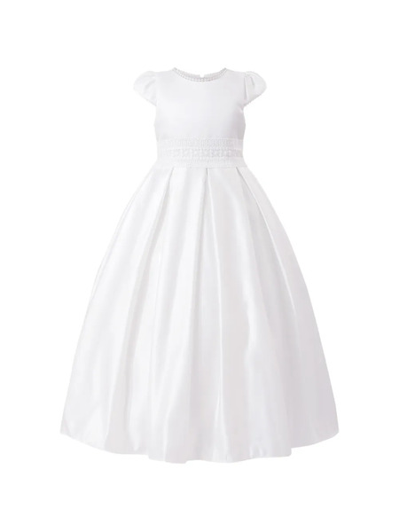  Tulleen Dalmira Puff-sleeve Dress - White 
