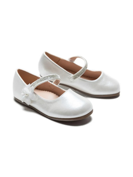  Tulleen Primrose Ballet Flats - White 