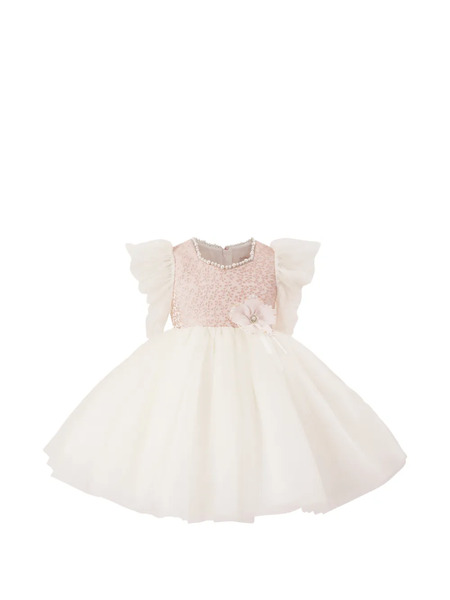  Tulleen Sequin-embellished Tulle Dress - White 