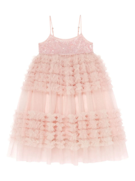  Tutu Du Monde Diamond Dust Sequin-embellished Ruffled Dress - Pink 