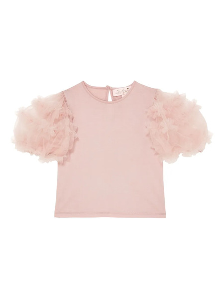  Tutu Du Monde Diamond Dust Tulle-sleeve Top - Pink 