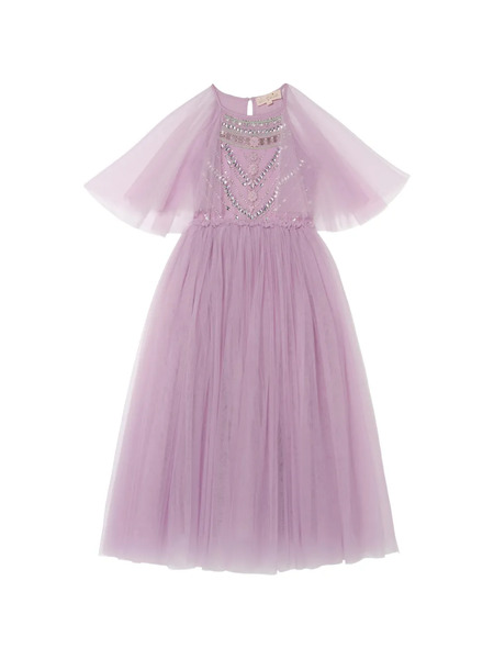  Tutu Du Monde Lina Embellished Flutter Dress - Purple 