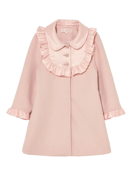  Tutu Du Monde Lone Ranger Ruffle-trimmed Satin-collar Coat - Pink 