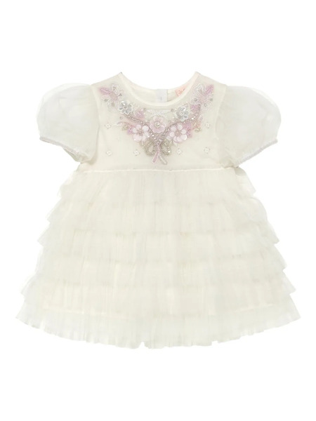  Tutu Du Monde Rosy Ribbons Dress - Neutrals 