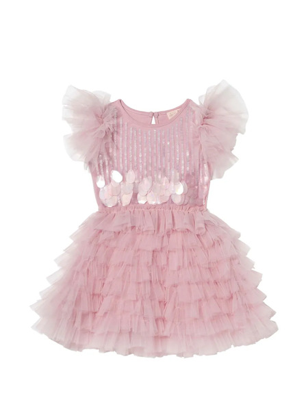  Tutu Du Monde Ruffled Sequin Dress - Pink 