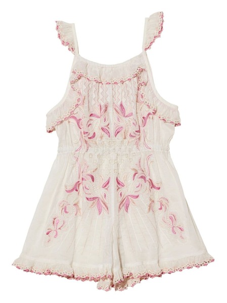  Tutu Du Monde Samba Embroidered Playsuit - White 
