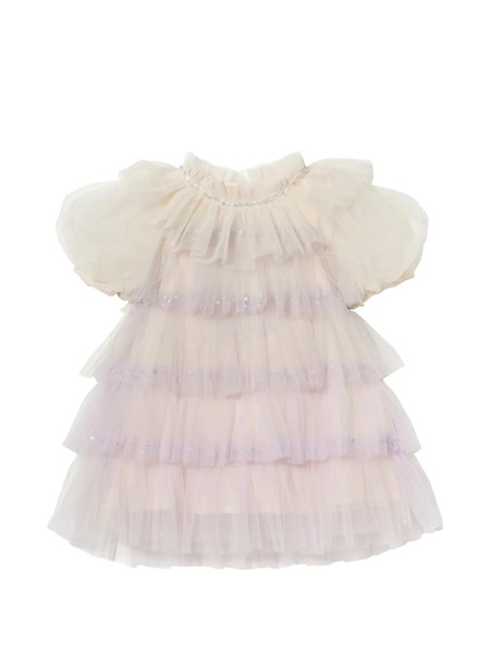  Tutu Du Monde Tulle Ruffled Dress - Neutrals 