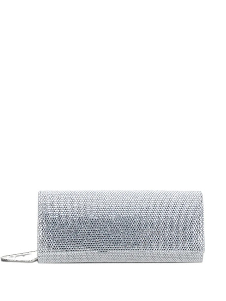  Twenty Fourhaitch Metallic Chain Clutch Bag - Silver 