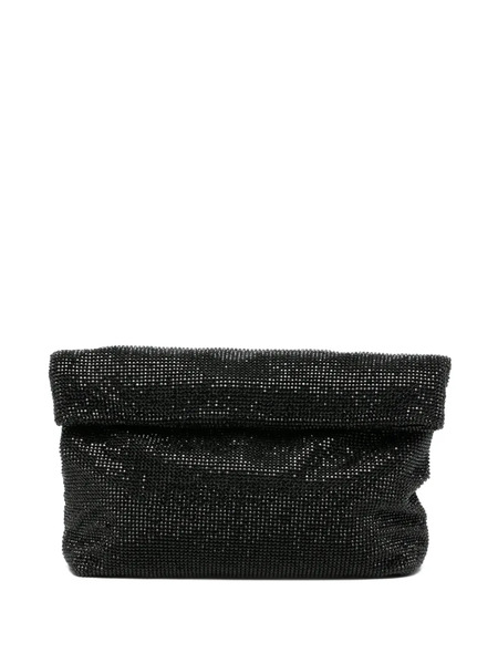  Twenty Fourhaitch Varadero Foldover Clutch Bag - Black 