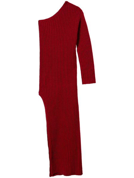  Twinset Alice Knitted Maxi Dress - Red 