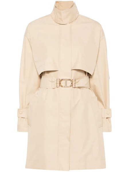  Twinset Belted Coat - Neutrals 