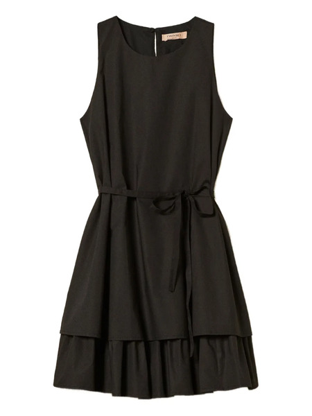  Twinset Belted Dress - Black 