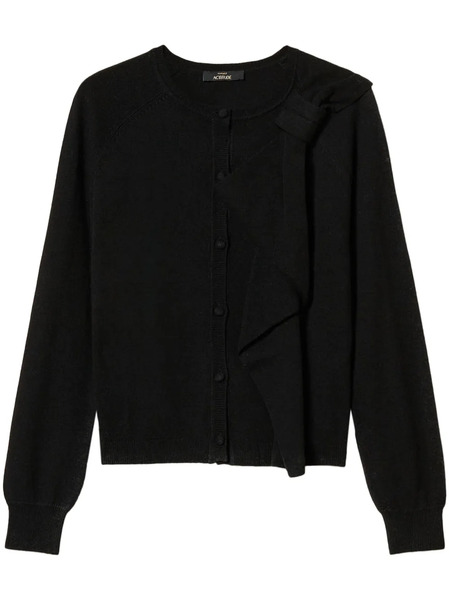  Twinset Bow-detailing Knitted Cardigan - Black 
