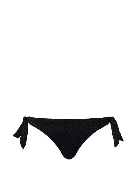  Twinset Broderie Anglaise Bikini Thong - Black 
