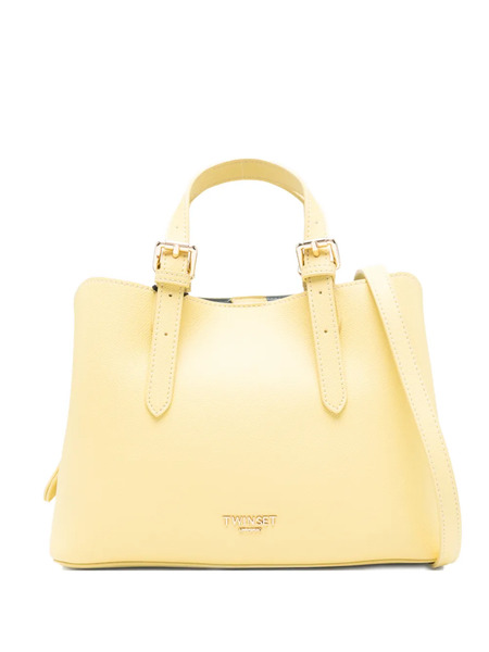 Twinset Buckle-detail Tote Bag - Yellow 