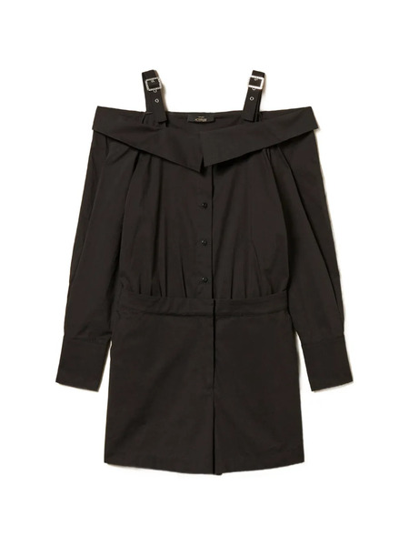  Twinset Buckle-straps Playsuit - Black 