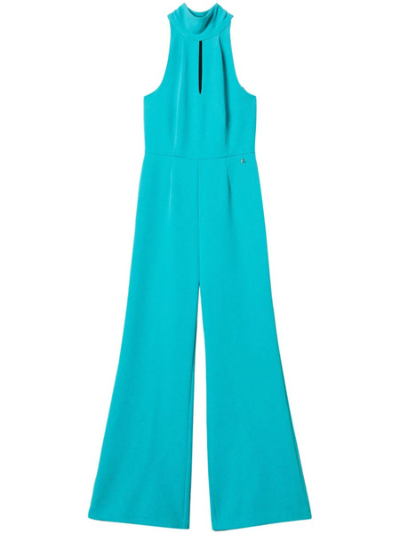  Twinset Cady Halterneck Jumpsuit - Green 