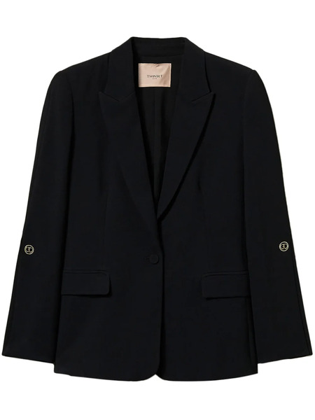  Twinset Cady Single-breasted Blazer - Black 