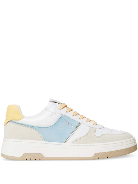  Twinset Colour-block Leather Sneakers - White 