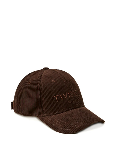  Twinset Corduroy Baseball Hat - Brown 