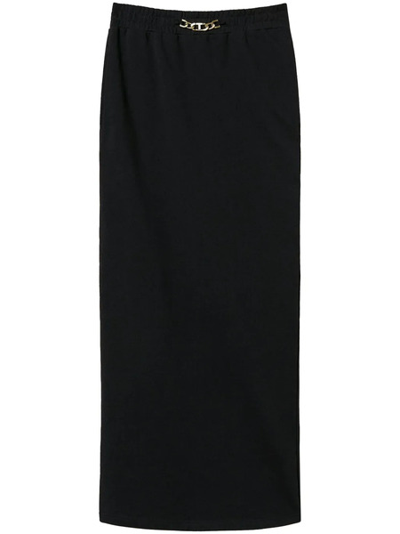 Twinset Cotton Maxi Skirt - Black 