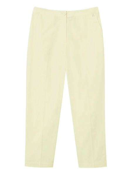  Twinset Cotton Woven Trousers - Yellow 