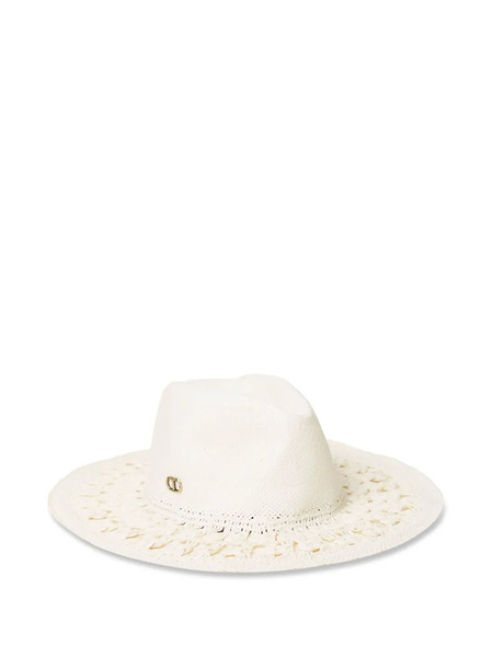 Twinset Crochet-detail Sun Hat - White 