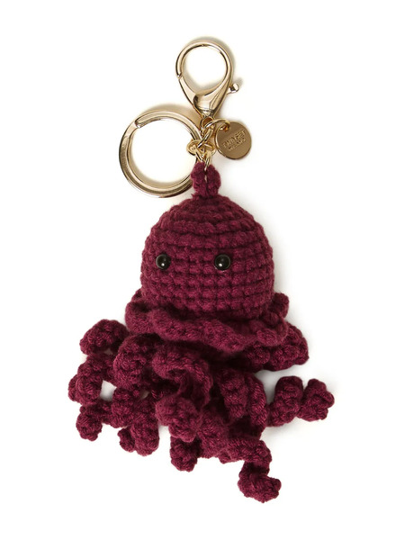  Twinset Crochet-octopus Keyring - Purple 