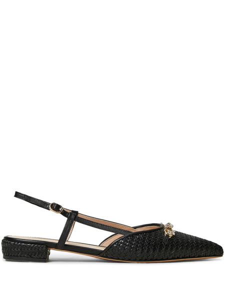  Twinset Decoletté Ballerina Shoes - Black 