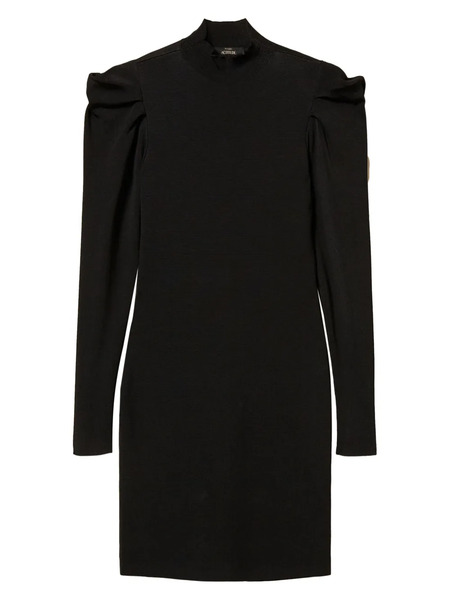  Twinset Draping Sleeve Mini Dress - Black 